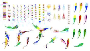 Screenshot of Overview of all charms for the fish