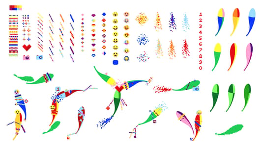Screenshot of Overview of all charms for the fish